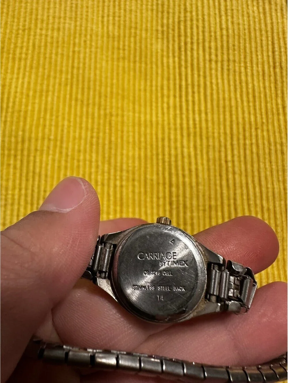 Women's Vintage 90s Silver Feminine Wrist Watch Stretch to fit
